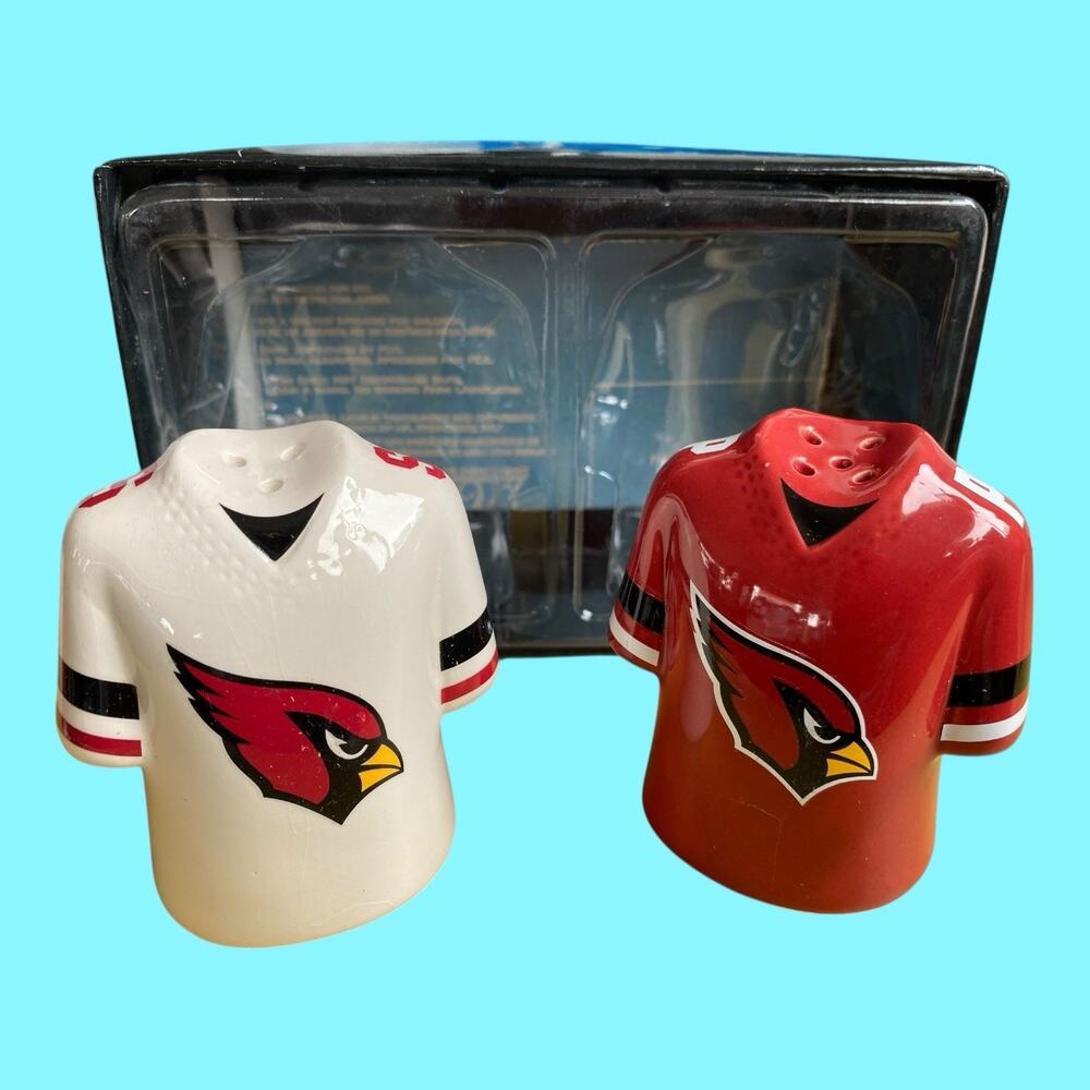 Arizona Cardinals NFL Gameday Salt & Pepper Shakers The Memory Co. Original Box